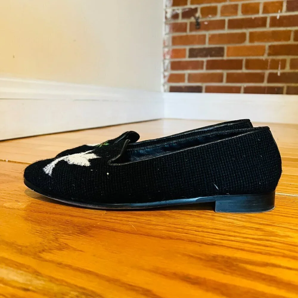 By Paige Anchor Needlepoint Loafers Size 10 - Picture 7 of 16